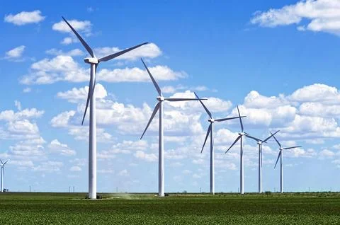 Wind Farm Foto stock