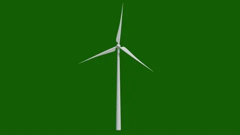 Wind Farm Renewable Energy Animation Stock Footage 344091489