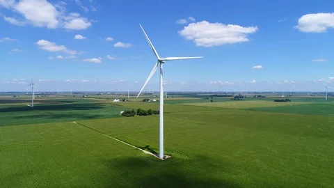 Wind Farm Slide Left 動画素材 94032934