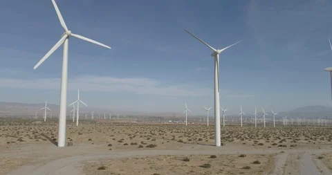 Wind Farm Socal 1 Video stock 98474362