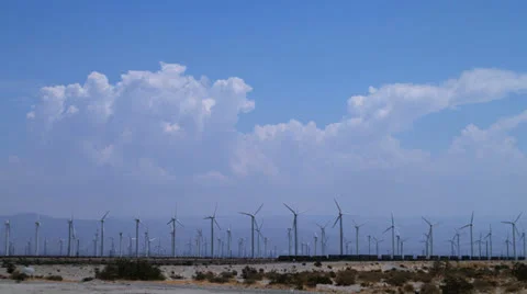 Wind Farm timelapse Video stock 26113529