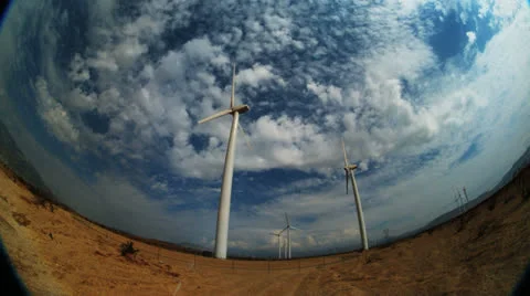 Wind Farm two Stock Footage 26849238
