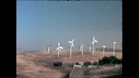 Wind Farm View Stock Footage 276291893