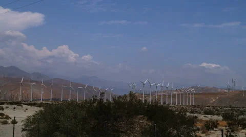 Wind Farm wide Stock Footage 26114009