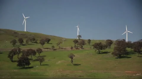 Wind Farm_LDA N 00361 Stock Footage 9630853