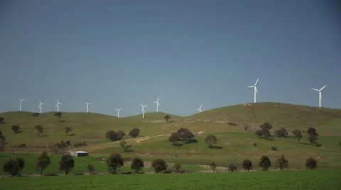 Wind farm_LDA N 00364 Stock Footage 9631093