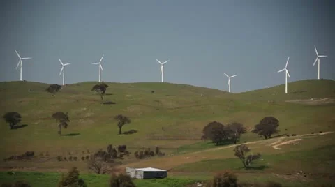 Wind farm_LDA N 00366 Stock Footage 9631326
