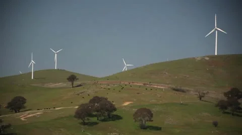Wind farm_LDA N 00367 Video stock 9631415