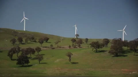 Wind Farm_LDA P 00320 Stock Footage 9629356