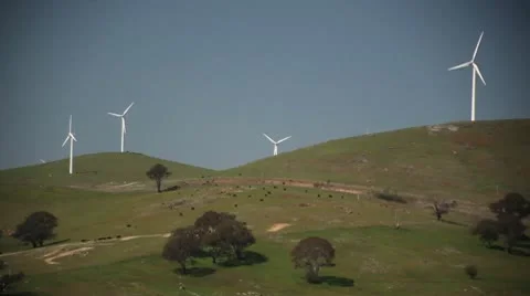 Wind farm_LDA P 00326 Stock Footage 9630280