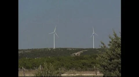 Wind Farms Video stock 7758969