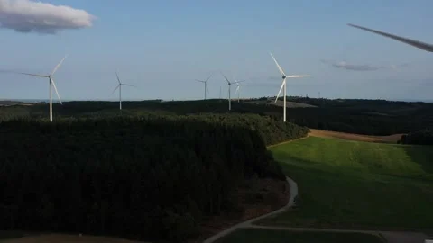 Wind farms Stock Footage 143901049