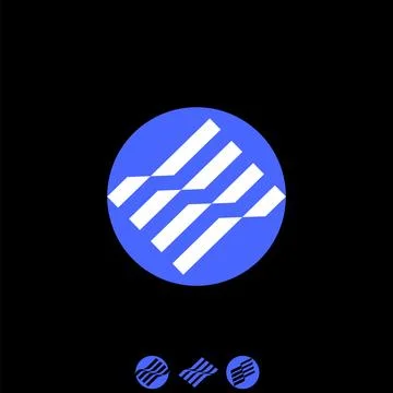 Wind flag cut negative space ribbon war game to country culture sport clothing Stock Illustration