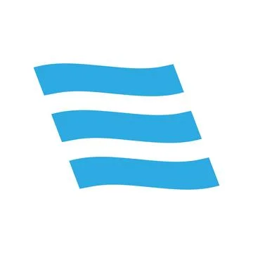 Wind flow logo symbol icon Stock Illustration