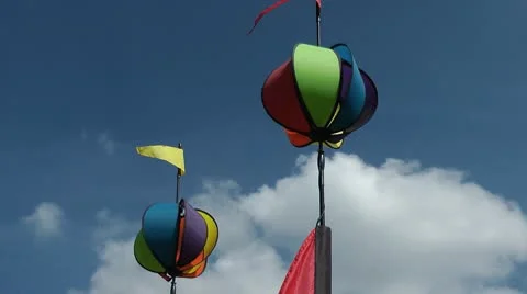 Wind game Stock Footage 8927354