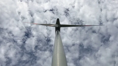 Wind generator - bottom view Stock Footage 77058595