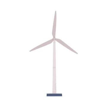 Wind Generator as Ecological Resource of Electric Power Vector Illustration イラスト素材