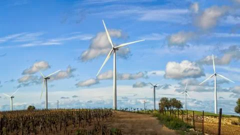 Wind Generator Field Stock Photos