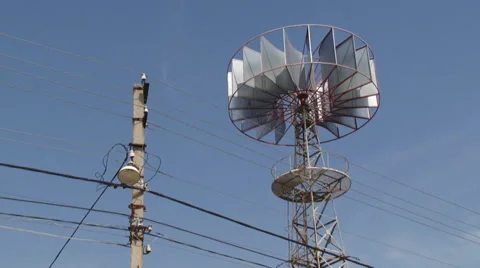 Wind generator Stock Footage 47476746