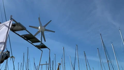 Wind generator Stock Footage 137954068