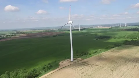 Wind generator Stock Footage 164466837