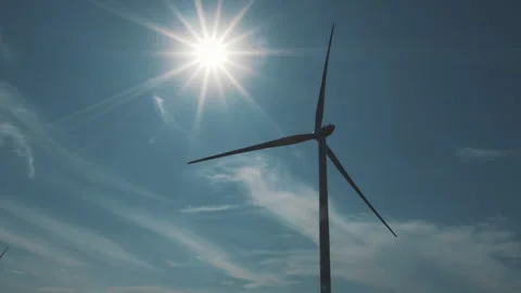 Wind generator Stock Footage 243960290