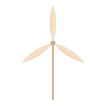 Wind generator saving green eco icon element Stock Illustration