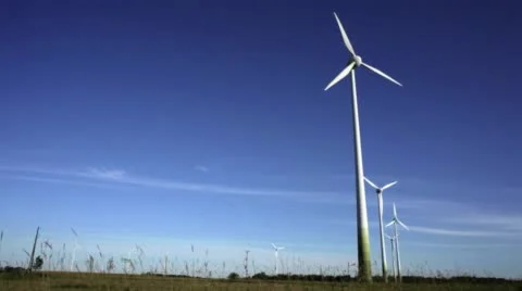 Wind Generators 3 Stock Footage 49545154