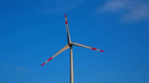 Wind generators over sky background 스톡 동영상 70520340