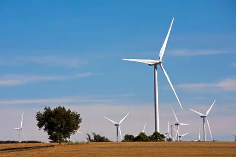 Wind generators Stock Photos