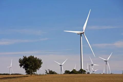 Wind generators Stock Photos