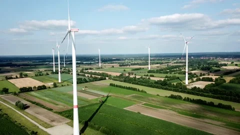 Wind Generators, Windräder Stock Footage 158094413