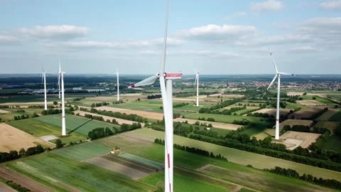 Wind Generators, Windräder Stock Footage 158096996