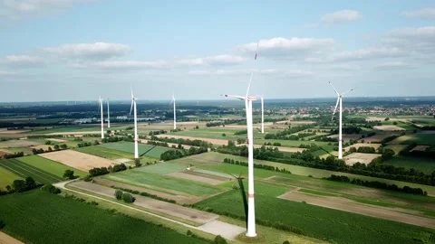 Wind Generators, Windräder 動画素材 158100548