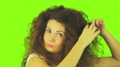Wind the hair Video stock 42457966