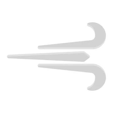 Wind icon in color fill. flat style. Isolated on white background Stock Illustration