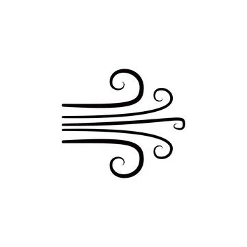 Wind icon. Element of weather elements illustration. Premium quality graphic イラスト素材