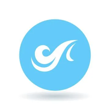 Wind icon Stock Illustration