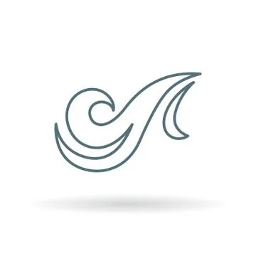 Wind icon Stock Illustration