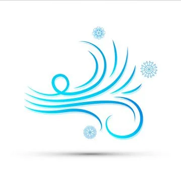 Wind icon Stock Illustration