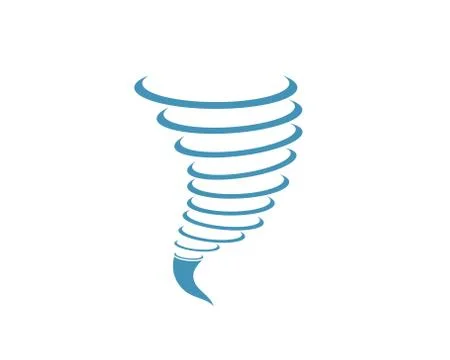 Wind icon logo vector illustration Stockillustratie