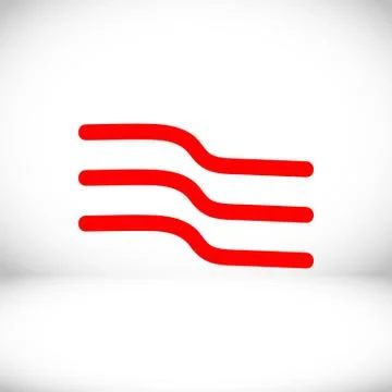 Wind icon stock vector illustration flat design イラスト素材