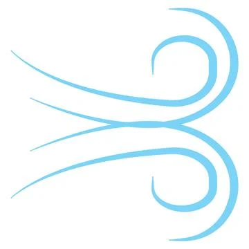 Wind icon vector Stock Illustration