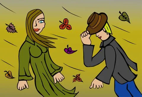 Wind Stock Illustration