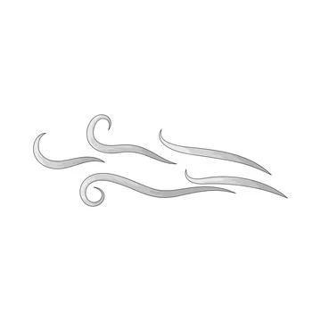 Wind illustration Stock Illustration