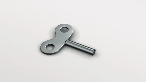 Wind-up key Video stock 125508675