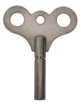 Wind-up key Foto stock