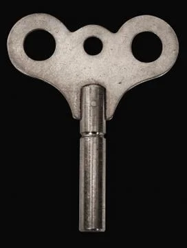 Wind-up key Foto stock