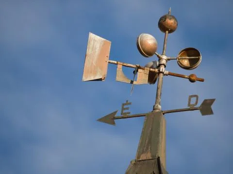 Wind Measurement Tower Stock Photos
