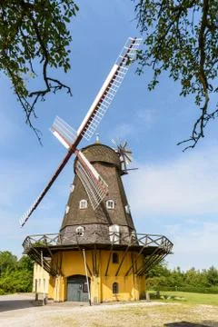 Wind Mill in Denmark Stock Photos